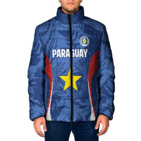 Custom Paraguay Football Padded Jacket La Albirroja Pride - Wonder Print Shop