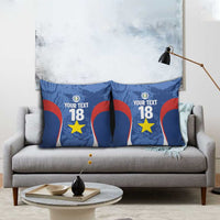 Custom Paraguay Football Pillow Cover La Albirroja Pride - Wonder Print Shop