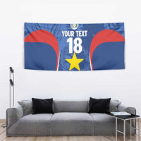 Custom Paraguay Football Tapestry La Albirroja Pride - Wonder Print Shop