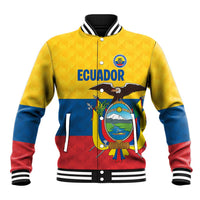 Ecuador Football Custom Baseball Jacket La Tricolor Pride - Wonder Print Shop