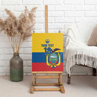Ecuador Football Custom Canvas Wall Art La Tricolor Pride - Wonder Print Shop