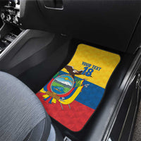 Ecuador Football Custom Car Mats La Tricolor Pride - Wonder Print Shop