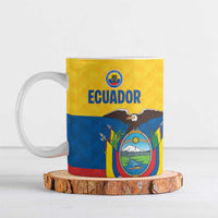 Ecuador Football Custom Ceramic Mug La Tricolor Pride - Wonder Print Shop