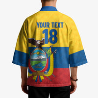 Ecuador Football Custom Kimono La Tricolor Pride - Wonder Print Shop
