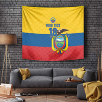 Ecuador Football Custom Tapestry La Tricolor Pride - Wonder Print Shop