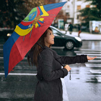 Ecuador Football Custom Umbrella La Tricolor Pride - Wonder Print Shop