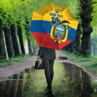 Ecuador Football Custom Umbrella La Tricolor Pride - Wonder Print Shop
