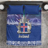 Iceland Bedding Set Icelandic Landscape Northern Lights