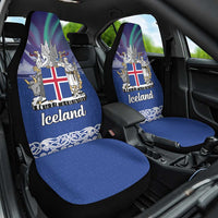 Iceland Car Seat Cover Icelandic Landscape Northern Lights