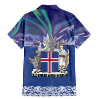Iceland Family Matching Mermaid Dress and Hawaiian Shirt Icelandic Landscape Northern Lights