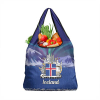 Iceland Grocery Bag Icelandic Landscape Northern Lights