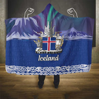Iceland Hooded Blanket Icelandic Landscape Northern Lights