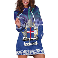 Iceland Hoodie Dress Icelandic Landscape Northern Lights