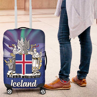 Iceland Luggage Cover Icelandic Landscape Northern Lights