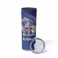 Iceland Skinny Tumbler Icelandic Landscape Northern Lights