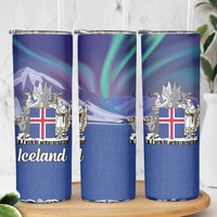 Iceland Skinny Tumbler Icelandic Landscape Northern Lights