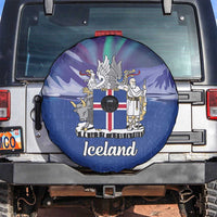 Iceland Spare Tire Cover Icelandic Landscape Northern Lights