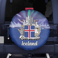 Iceland Spare Tire Cover Icelandic Landscape Northern Lights