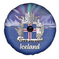 Iceland Spare Tire Cover Icelandic Landscape Northern Lights