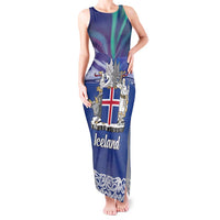 Iceland Tank Maxi Dress Icelandic Landscape Northern Lights