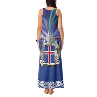 Iceland Tank Maxi Dress Icelandic Landscape Northern Lights