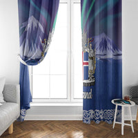 Iceland Window Curtain Icelandic Landscape Northern Lights