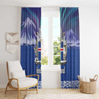 Iceland Window Curtain Icelandic Landscape Northern Lights