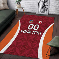 Custom Latvia Football Area Rug Latvijas Futbola Izlase