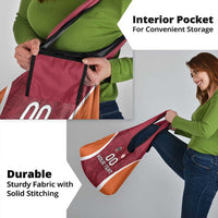 Custom Latvia Football Grocery Bag Latvijas Futbola Izlase