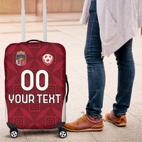 Custom Latvia Football Luggage Cover Latvijas Futbola Izlase
