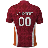 Custom Latvia Football Polo Shirt Latvijas Futbola Izlase