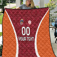 Custom Latvia Football Quilt Latvijas Futbola Izlase