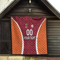 Custom Latvia Football Quilt Latvijas Futbola Izlase