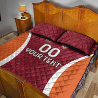 Custom Latvia Football Quilt Bed Set Latvijas Futbola Izlase