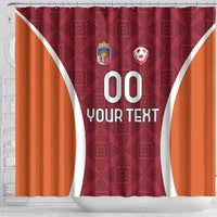 Custom Latvia Football Shower Curtain Latvijas Futbola Izlase