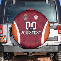 Custom Latvia Football Spare Tire Cover Latvijas Futbola Izlase