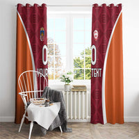 Custom Latvia Football Window Curtain Latvijas Futbola Izlase