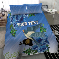 Personalized Estonia Bedding Set Barn Swallow Cornflower Flower