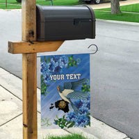 Personalized Estonia Garden Flag Barn Swallow Cornflower Flower