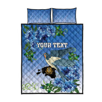 Personalized Estonia Quilt Bed Set Barn Swallow Cornflower Flower