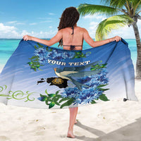 Personalized Estonia Sarong Barn Swallow Cornflower Flower