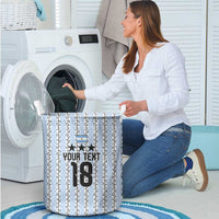 Custom Argentina Heritage Football Laundry Basket La Albiceleste Glory Road to 2026