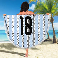 Custom Argentina Heritage Football Beach Blanket La Albiceleste Glory Road to 2026