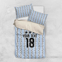 Custom Argentina Heritage Football Bedding Set La Albiceleste Glory Road to 2026