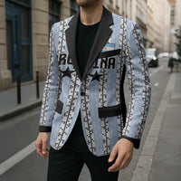 Custom Argentina Heritage Football Blazer La Albiceleste Glory Road to 2026