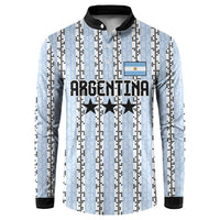 Custom Argentina Heritage Football Button Sweatshirt La Albiceleste Glory Road to 2026