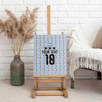 Custom Argentina Heritage Football Canvas Wall Art La Albiceleste Glory Road to 2026