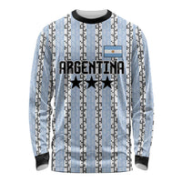 Custom Argentina Heritage Football Long Sleeve Shirt La Albiceleste Glory Road to 2026
