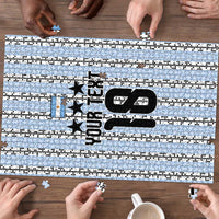 Custom Argentina Heritage Football Puzzle La Albiceleste Glory Road to 2026