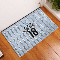 Custom Argentina Heritage Football Rubber Doormat La Albiceleste Glory Road to 2026